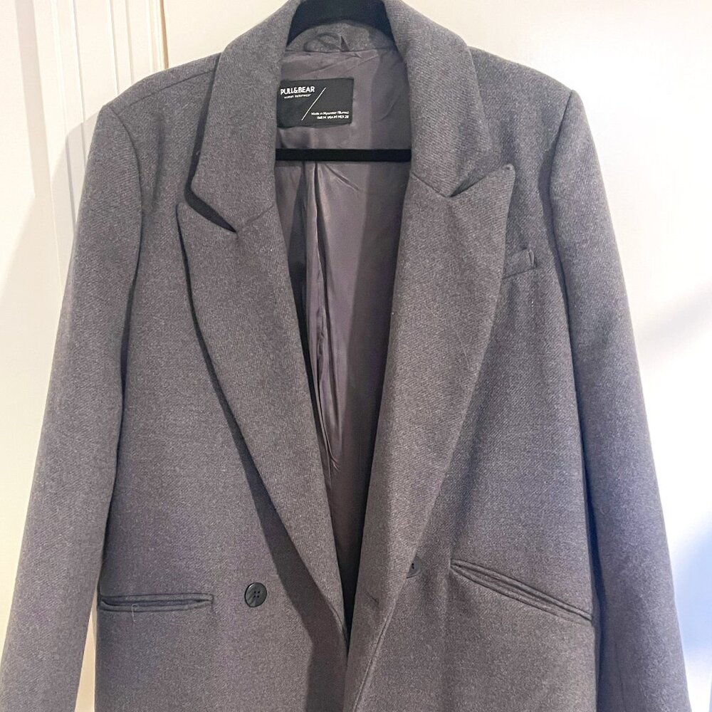 Gray Peacoat - image 1